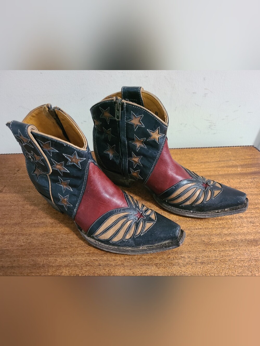 Old Gringo United Ankle Boots Size 7.5